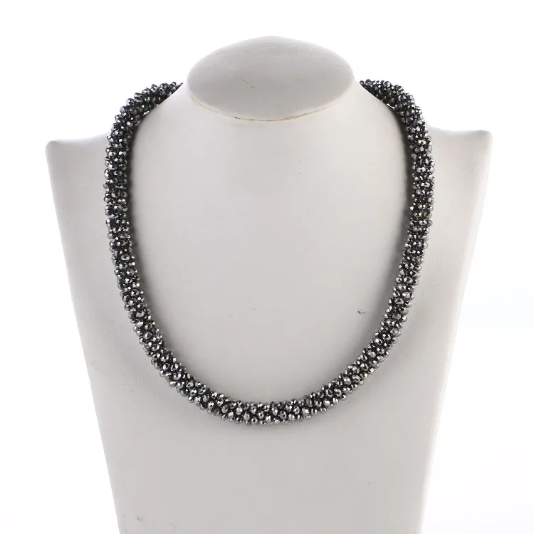 

2016 New Fashion Jewelry Hand-made Crystal Necklace For Women's Birthday Gift Fine jewelry