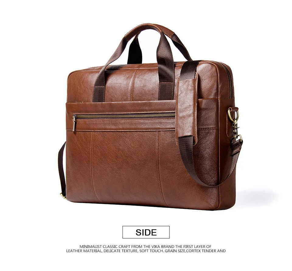 Винтажный Мужской портативный портфель из натуральной кожи 15,6 ''сумка для ноутбука модная мужская сумка из натуральной кожи коричневая сумка через плечо сумка