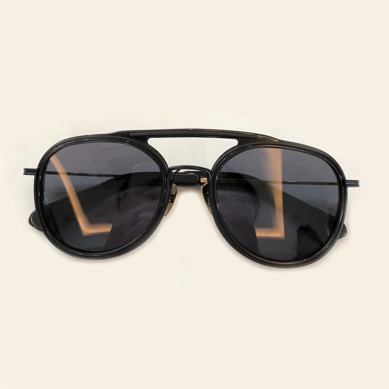 1 Mode no Feminino 7 Designer Sol 2 Runde Frauen no no 4 Legierung 2019 Marke Nase no Zwei 3 6 Oculos no Brillen 5 De Sonnenbrille Brücke Rahmen no No Luxus qatpxUa