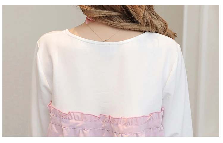 Hot Fashion Maternity Dresses 2019 Spring Autumn Korean Maternity Dress New Quality Pregnancy Clothes for Pregnant Women QL9121