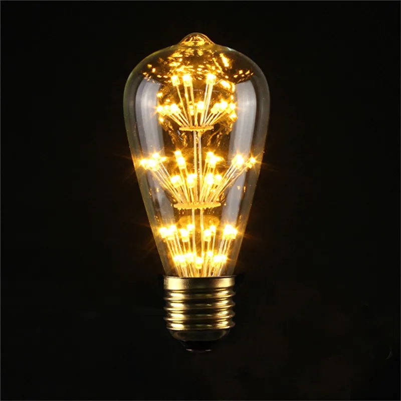 

Vintage Edison Bulb LED Lamp E27 E14S 3W 5W 40W Retro Tungsten Filament Incandescent Light Christmas Decor Pendant Lighting