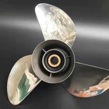 13.75 x 15, 13- 3 / 4 x 15 для 90HP-100HP honda Подвесных Пропеллер ИЗ НЕРЖАВЕЮЩЕЙ СТАЛИ Набор Двигателей двигателя fuera борда мотор-де-попа лодочный мотор подвесной marine propeller дешевые лодочные моторы