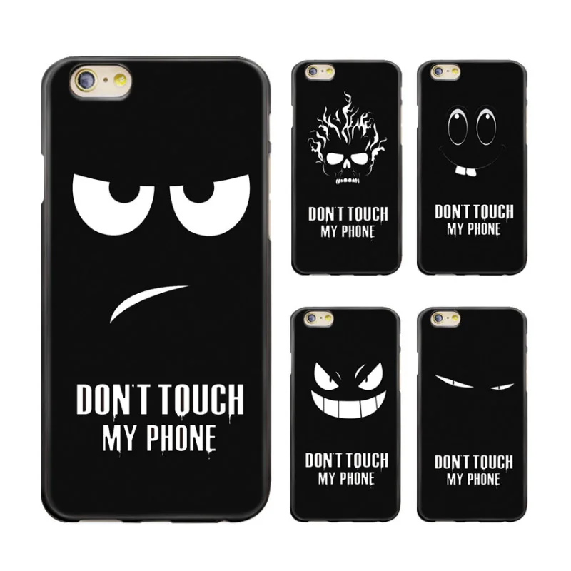 

Phone Case for IPhone 6 6S 7 8 Plus Case Silicone Cover TPU for Coque IPhone X XS Cases Back Cover Shell Do not Touch My Phone