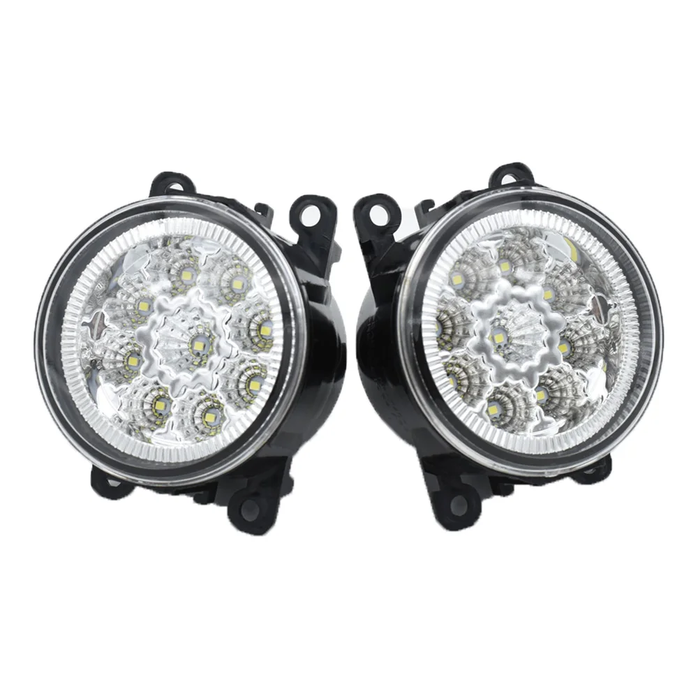 2x светодиодный противотуманный светильник для Mitsubishi L200 Triton Strada Hunter 2006- SMD 9 шт. светодиодный s чипы H11 12 В 55 Вт галогенный противотуманный светильник s