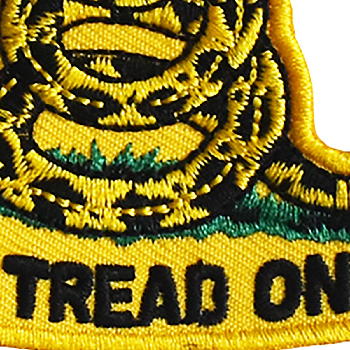 Don't Tread on Me Patches for Clothing Iron On Band Patch Embroidered Punk and Rock Badge Motorcycle Biker Vest Emblem Snake