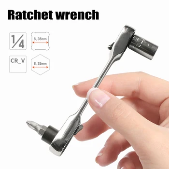 

1 Set Car Repair Ratchet Wrench Socket Combo Tools Kit for Bicycle Motorcycle Repairing ALI88