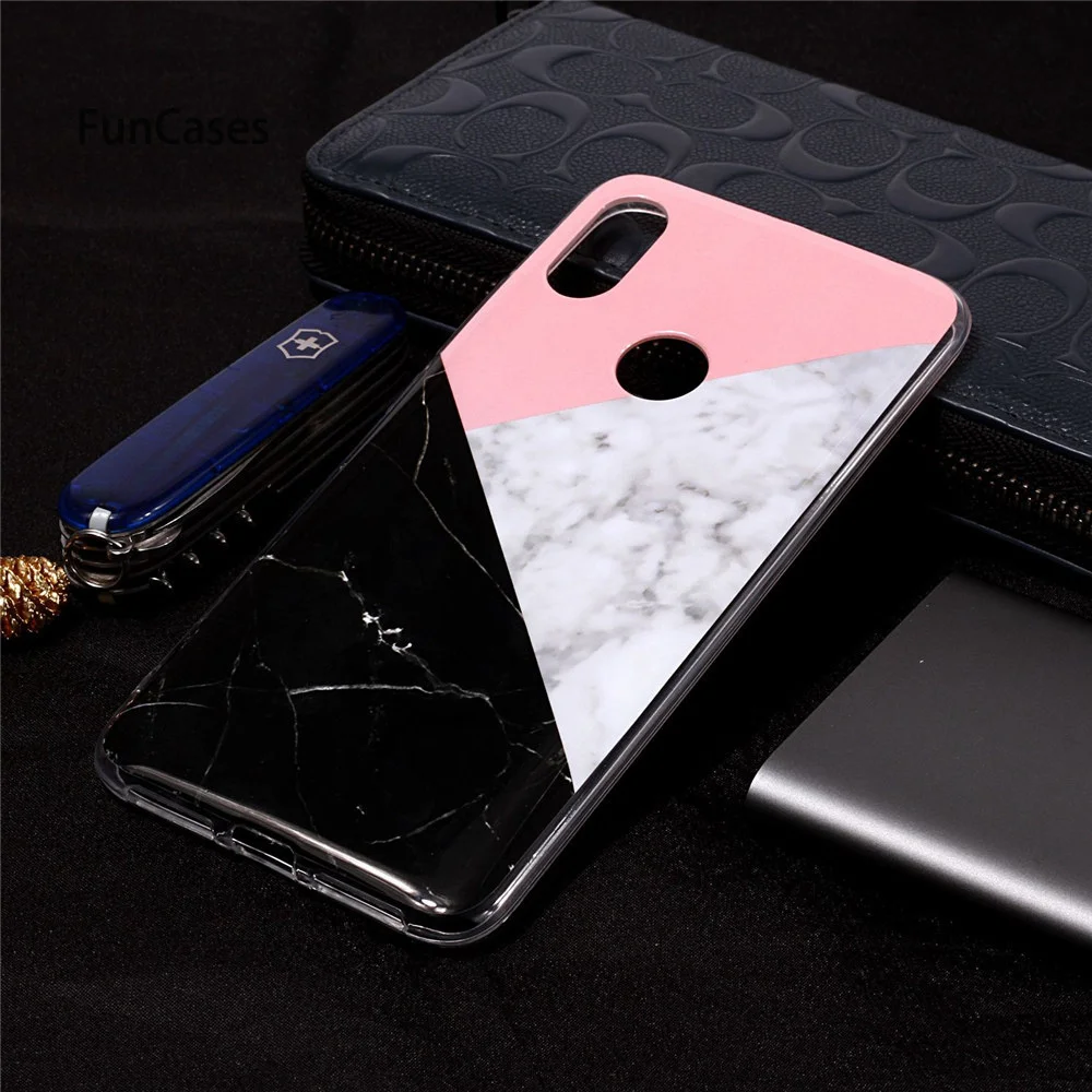 ТПУ чехол для телефона Xiao mi Red S2 3 S 4A 4X5 плюс 6 6A Pro Note 4X 5A 6X A2 8 Pocophone F1 Мрамор Coque 5