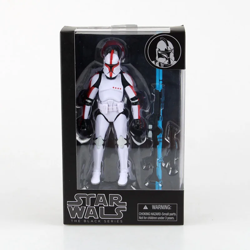 6 Inch Star Wars The Black Series Han Solo Boba Fett Stormtrooper Imperial Sandtrooper PVC Action Figure Model Toy for Children