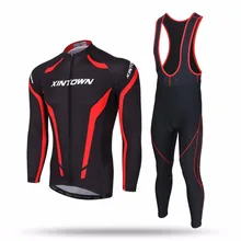 Новинка, длинный нагрудник, Джерси, набор для мужчин и женщин, зимние майки для велоспорта, гелевая подкладка, велосипедная одежда, ropa ciclismo invierno MTB Cycle Jersey