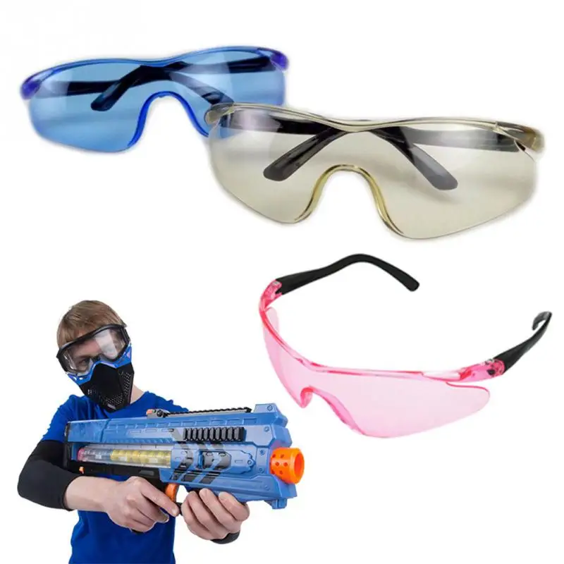 

Plastic Windproof eye protection goggles for kids sports safety glasses outdoor game shooting hunting gift