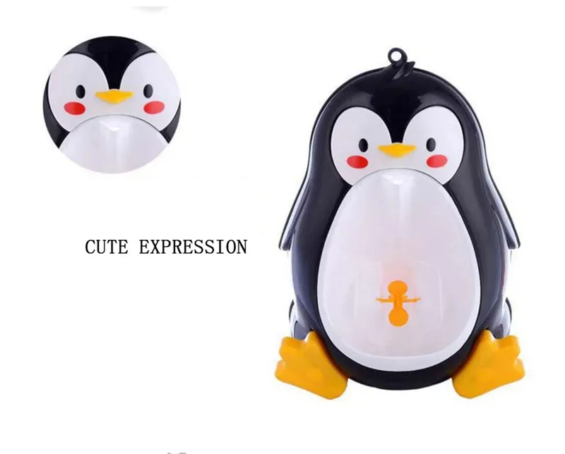 Fashion Ergonomic Penguin Wall-Mounted Kids Boy Potty Toilet Urinals Boy Hook Kids Toilet Training For Boys 0-7years  (3)