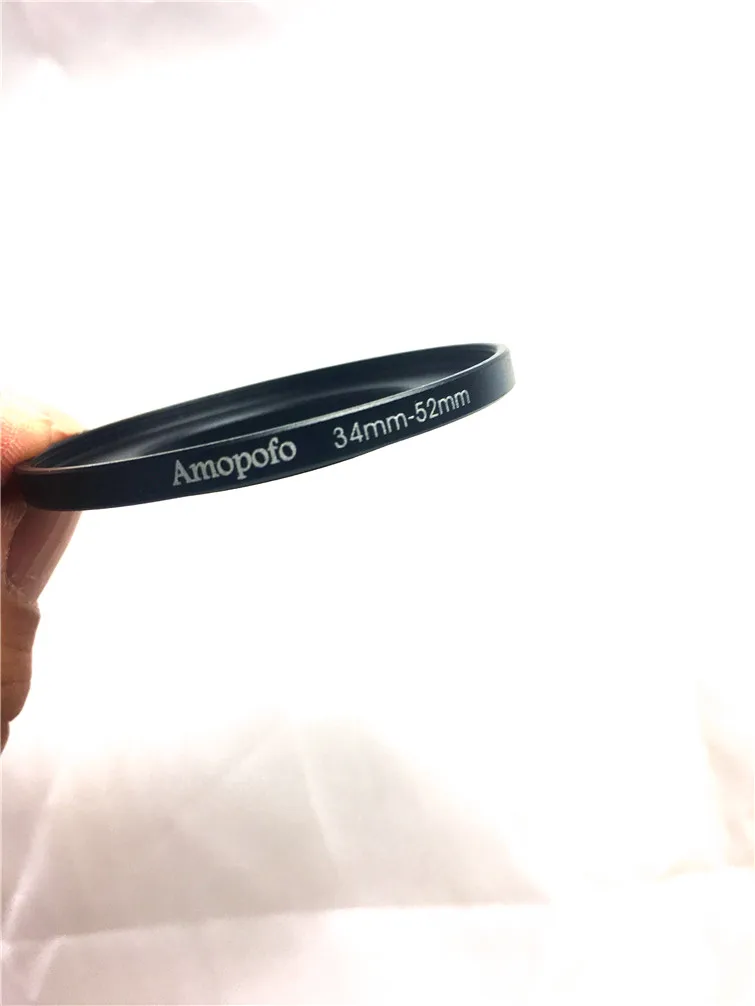 

34mm to 52mm 34-52mm Male to Female Photo Step-Up Lens Filter CPL Ring Adapter