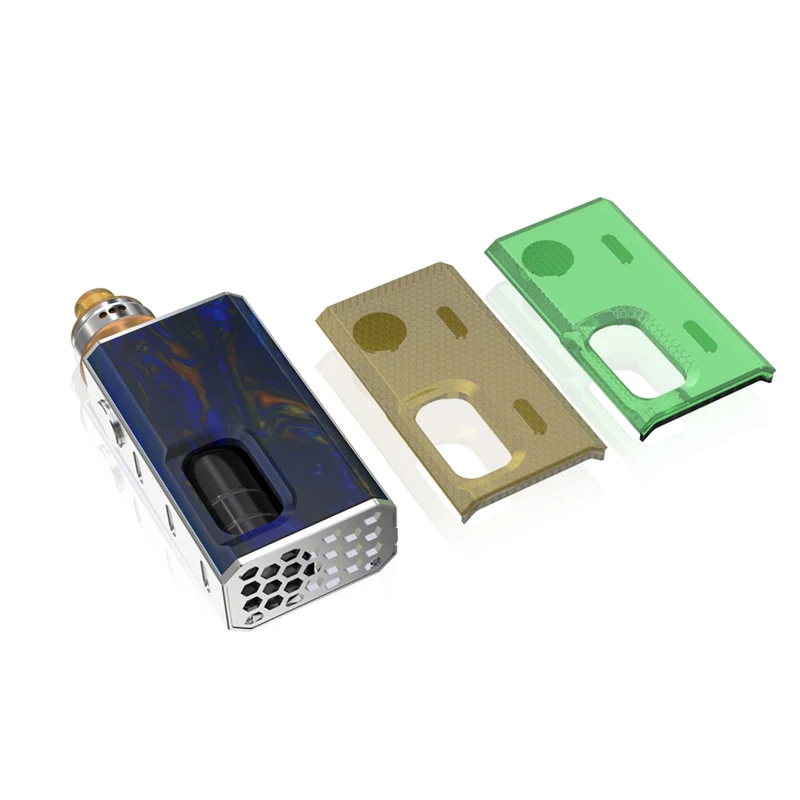 Wismec LUXOTIC BF Box Kit with Tobhino BF RDA 7.5ml Bottle 100W Vape Mod with Clapton Coil Fits 18650 Battery E Cig 09