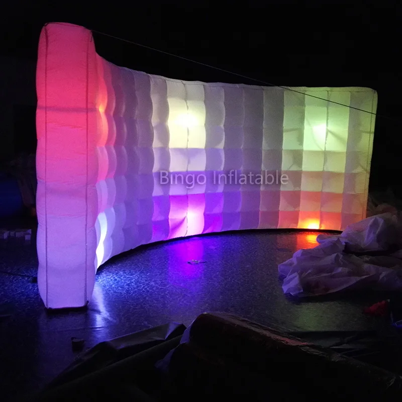 Free Shipping LED Lighting Inflatable Wall Inflatable Child Tent for Outdoor Decoration with Free B
