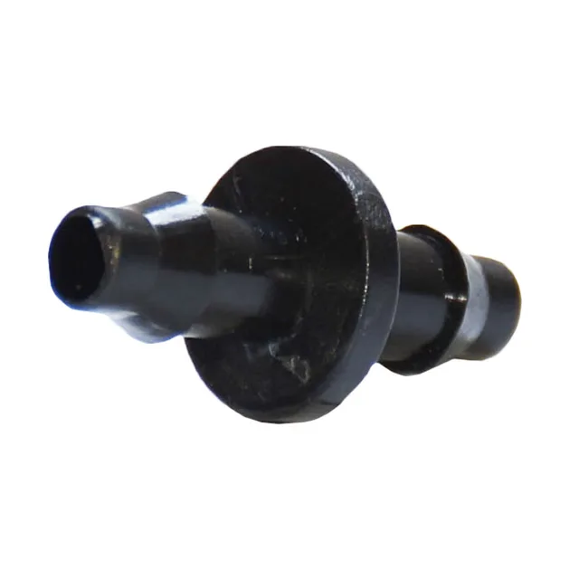 1/4″irrigation connector 1/4″straight barbs barbed double way joint drip irrigation 4/7 hose connector plastic hose barb
