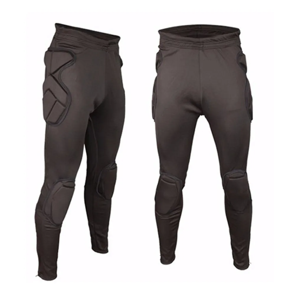 

Men Rugby Goalkeeper Trousers Soccer Training Pants EVA Sponge Football Pant Kneepad hip pad protection Sweatpants breathable