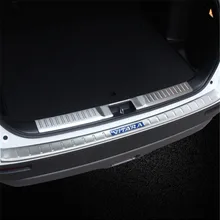 Автомобильный Стайлинг из нержавеющей стали Задний бампер протектор Подоконник багажник Задняя Защита протектора пластина для Suzuki Vitara