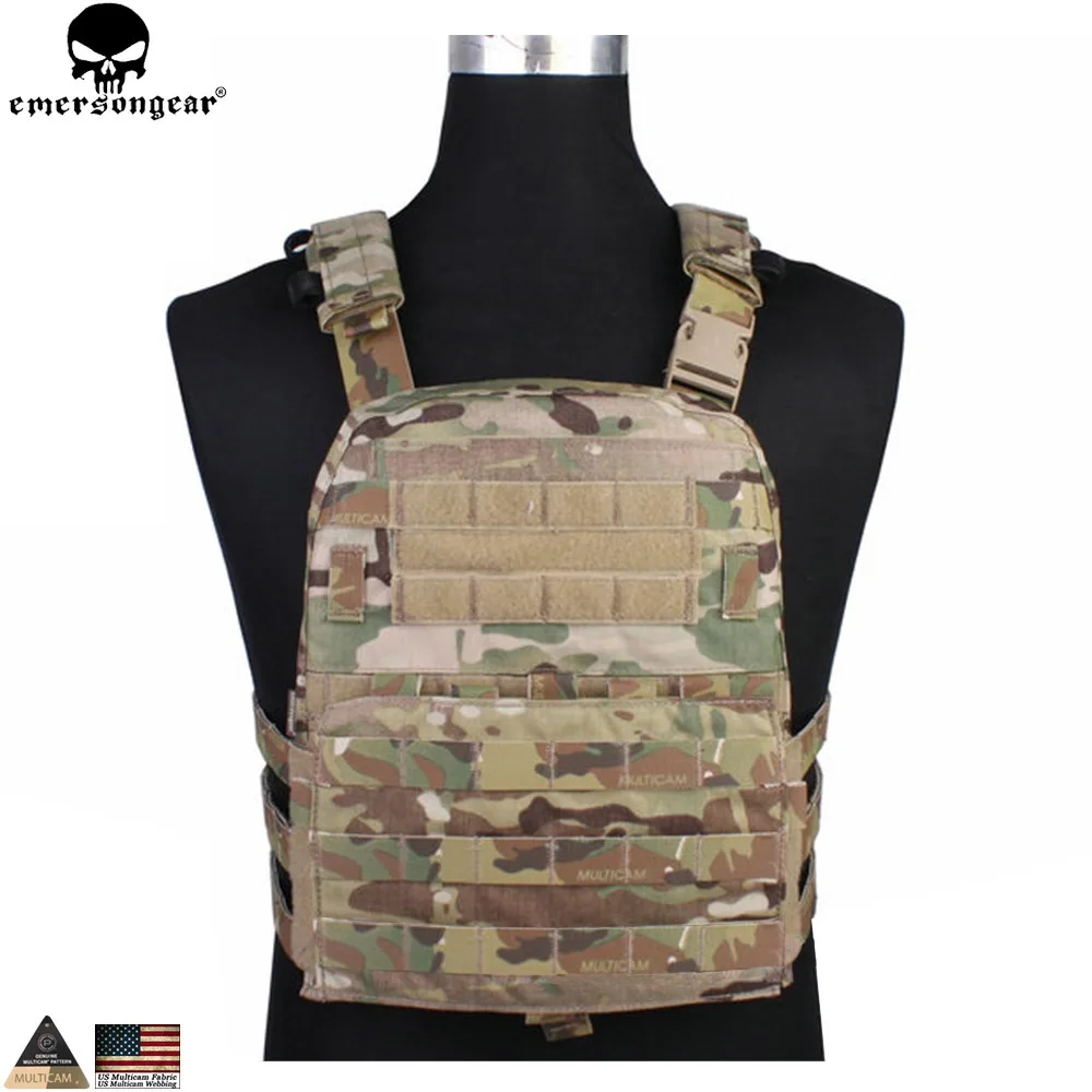 Emersongear Tactical Vest CP Style Lightweight AVS Vest Airsoft Combat Paintball Hunting Molle Plate Carrier Vest EM7398