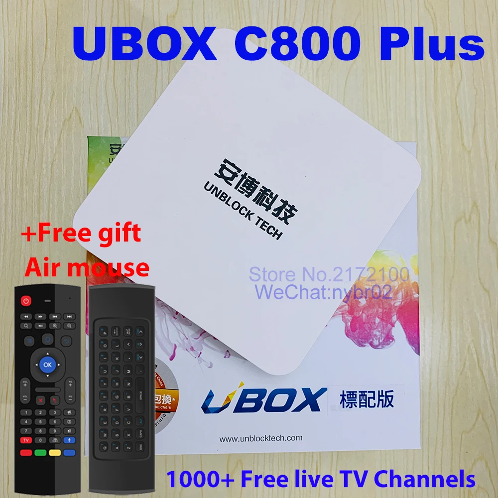 Разблокировка Tech tv box UBOX 4 OS версия IP tv Android tv box Free LIVE Smart tv box Bluetooth HD 4K 1G+ 8G 1000 Бесплатные Каналы ip-телевещания