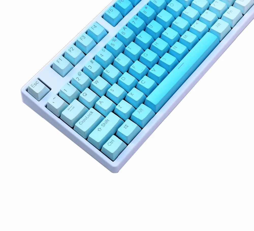 Двухсторонний Радужный OEM профиль PBT keycap 108 клавиш cherry MX Переключатель подсветка механическая клавиатура keycaps только keycaps