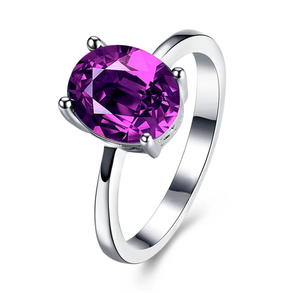 stone wedding rings swater fashion oval colorful stone wedding rings for women girls white gold - Stone Wedding Rings stone wedding rings swater fashion oval colorful stone wedding rings for women girls white gold - Stone Wedding Rings