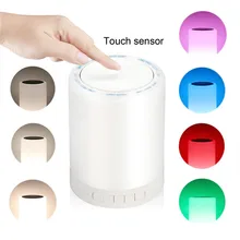 Altavoz inalámbrico Bluetooth Manos Libres Llamada Ajustable Colorido de Luz LED Con la Tarjeta DEL TF altavoz portátil Reproductor de Música Inteligente