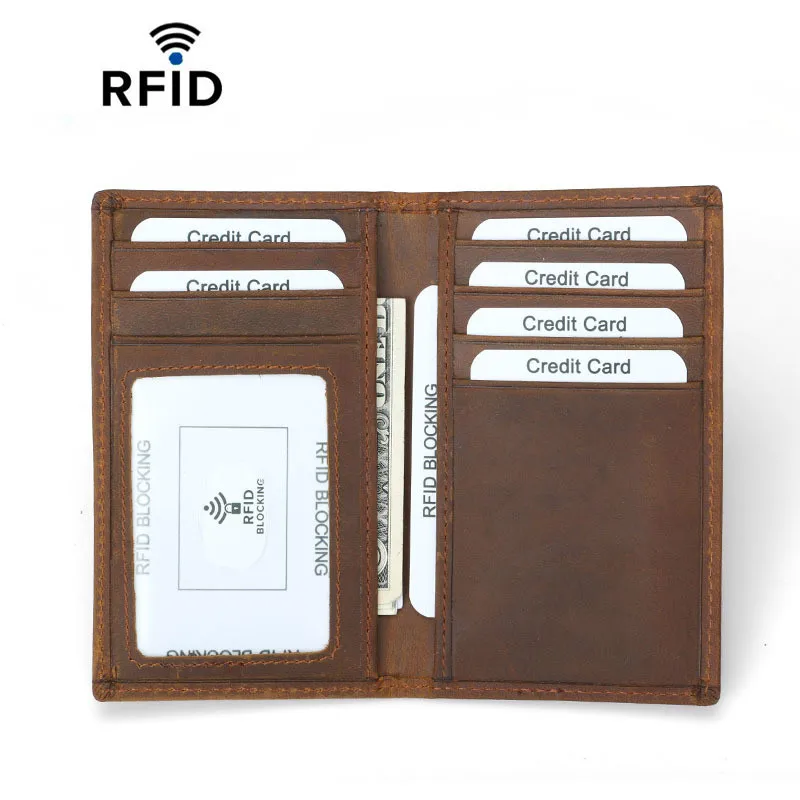 

Genuine Leather Card Holder Purses Multi-Function Credit Card Wallets Multi-Card Storage Pack