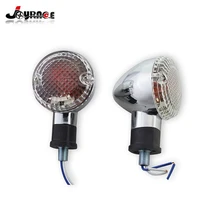 Motorcycle Turn Signal Bullet Lights Universal For Kawasaki XV950 Yamaha Road Star Honda Harley Davidson