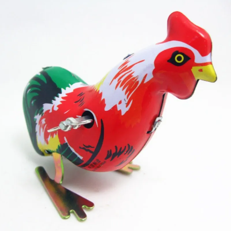 Ironhide wind up toy animal rooster model toy children good gift baby toy