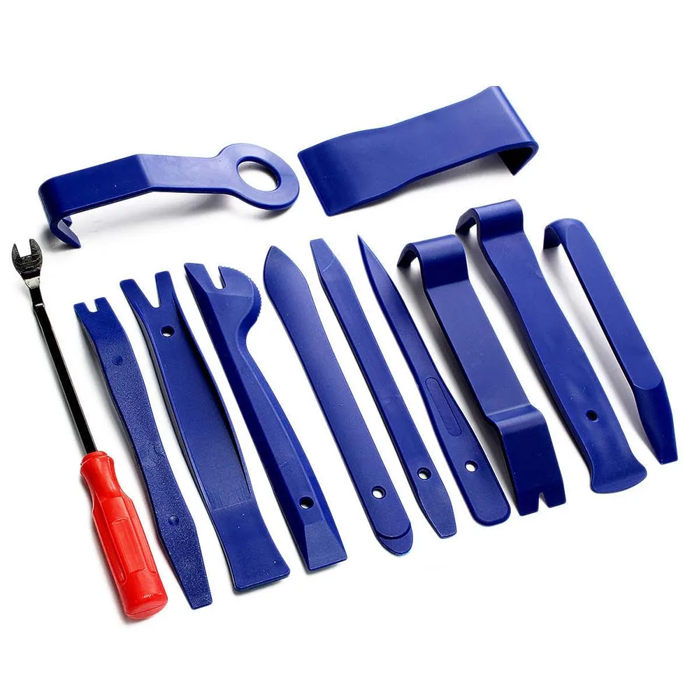 

12Pcs Car Disassembly Tools DVD Stereo Refit Kits Audio Interior Repair Tools Plastic Trim Panel Dashboard Installation Removal