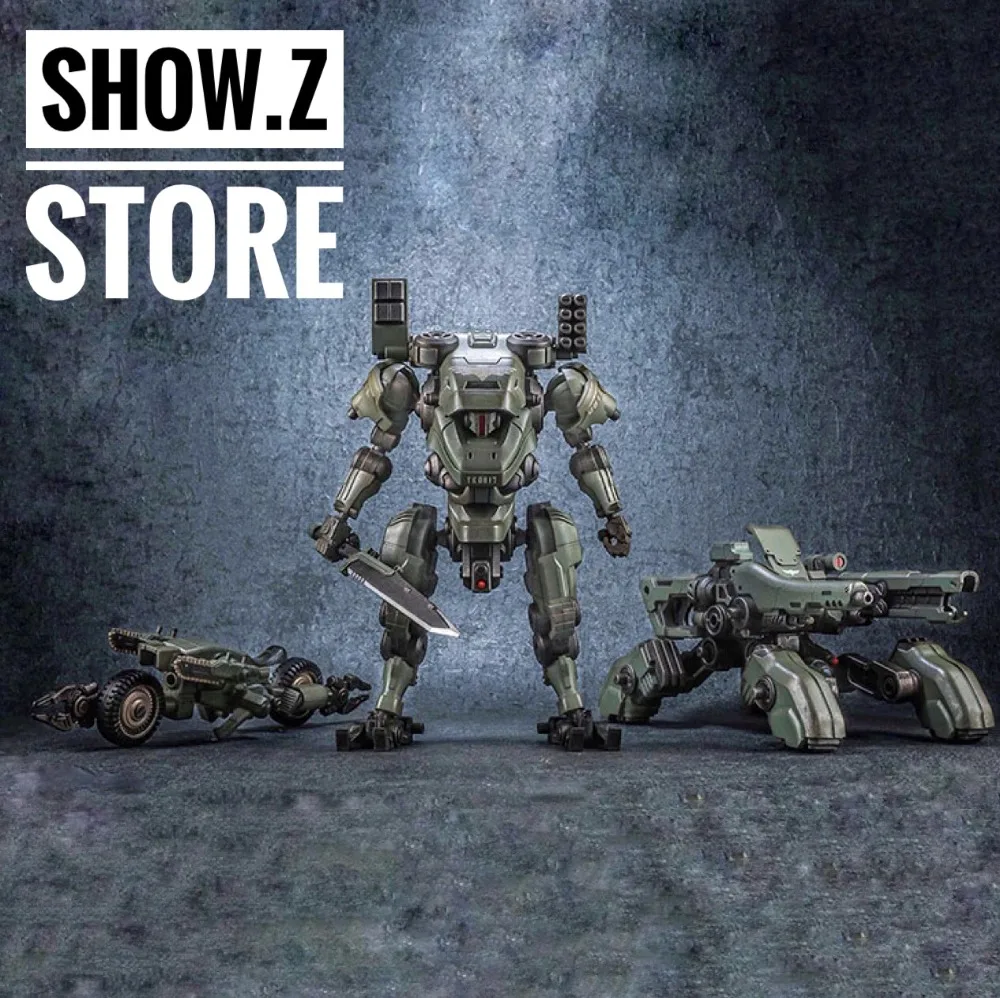 

[Show.Z Store] JoyToy Source Acid Rain TK01 Tiekui Mech & Multifuctional Vehicle & Turret Green Version Action Figure