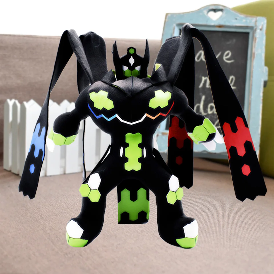 

34cm 13.6'' Zygarde Perfect Form Dekkai Big Plush Toy Doll Stuffed Animal Dolls Cool Figure Zygarde Peluche Toys Collect Anime