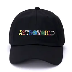 Высокое качество Трэвис Скоттс Astroworld хлопковая бейсболка кепка Бейсбол кепки для мужчин женщин хип хоп папа шляпа Bone Garros Snapbacks