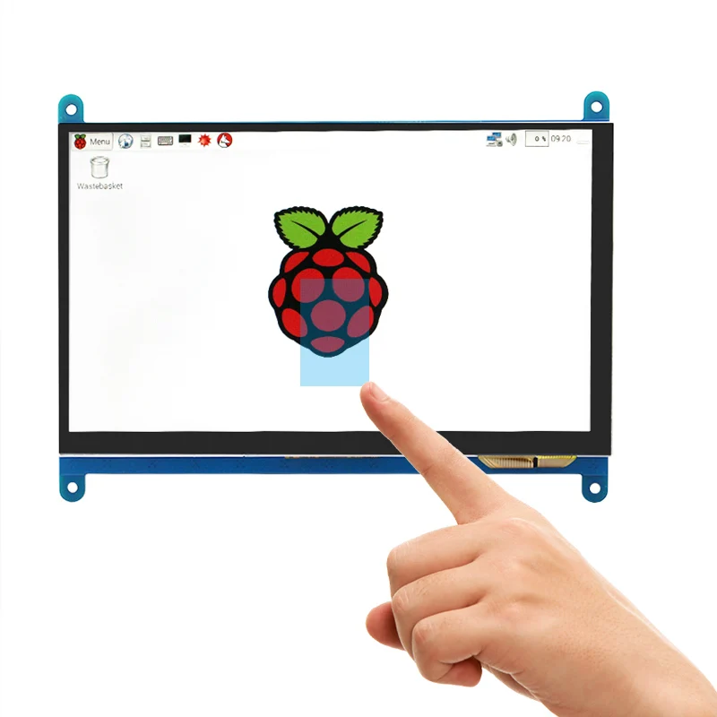 7 pulgadas Raspberry Pi 3 Modelo B, modelo B + pantalla LCD de pantalla LCD táctil 1024*600*800*480 HDMI TFT Monitor + soporte para Raspberry Pi 3 - 2