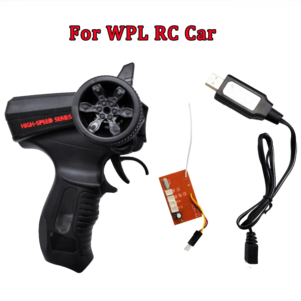 

WPL Remote Controller FOR HengLong WPL B-1 B-14 B-24 B24 C14 C-14 1/16 RC Crawler Car KIT version power suit
