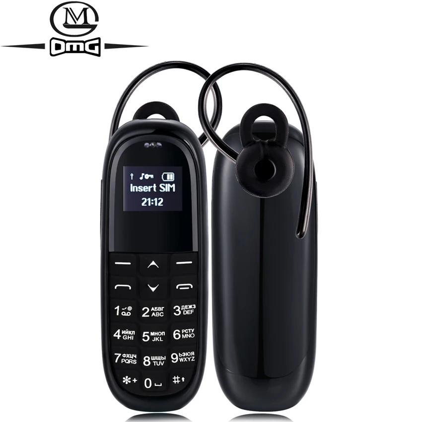 

Original AEKU KK1 mini Headphone Cell Phone Low Radiation handsfree Bluetooth Dialer For Kids children Mobile Phone