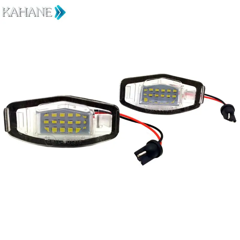 2PCS 6000K 18SMD Leds License Plate Lights Number Plate Light For Honda