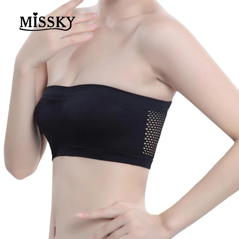 

MISSKY Exquisite Hollow-out Breathable Chest Wrap Sexy Underwear Gift