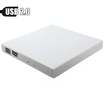 

External USB 2.0 Optical Drive Double Layer 8X DVD RAM RW DL Burner 24X CD-R Writer Black for Dell Sony Toshiba Laptop New