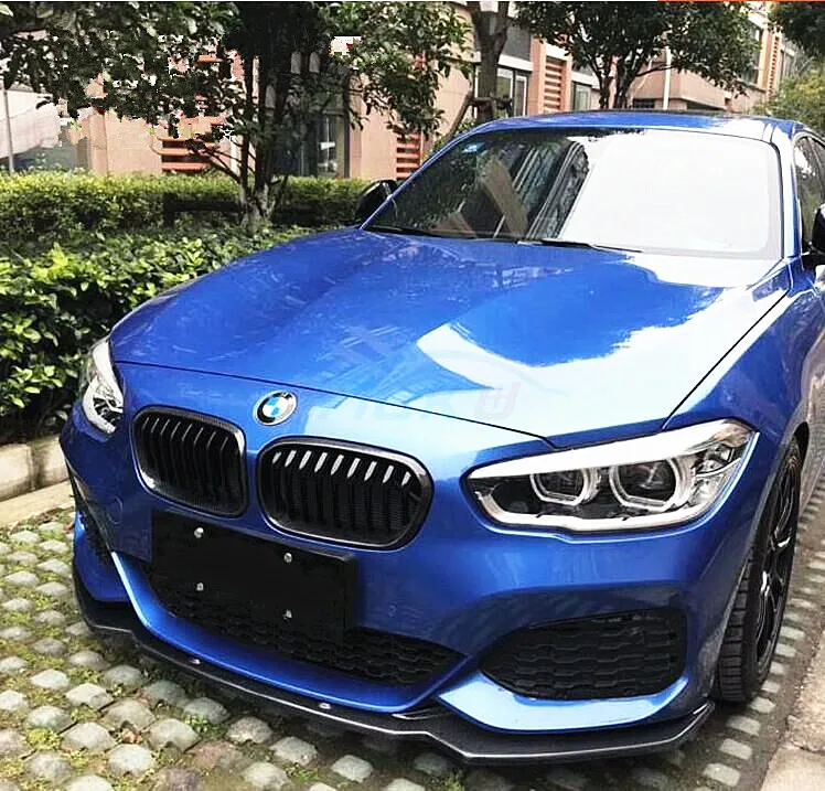 Для BMW M125i M140i M135i LCI из настоящего углеродного волокна передняя губная сторона юбки задний диффузор спойлер/М-бампер использовать