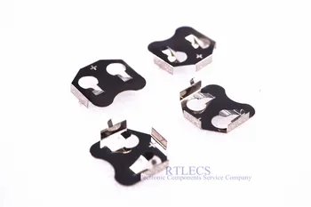 

10pcs CR2032 CR2025 CR2020 Battery Button Cell Holder Through Hole Case Battery Socket Connector PCB Solder Nickel Plate 3003