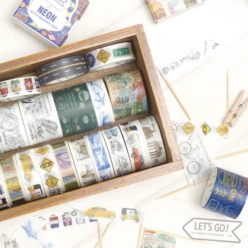 

1pcs Washi tape to your travel series DIY decorative hand 12 selected