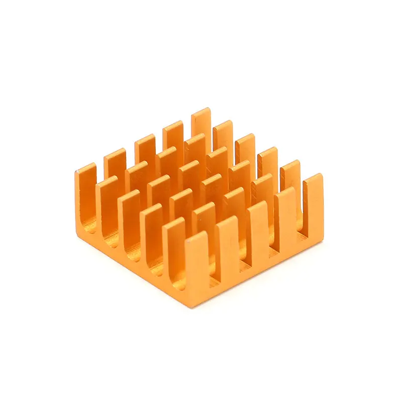5 pcs Heatsink Cooling Fin AluminumRadiator Cooler Heat Sink for IC Chip LED 222210mm Silver 22X22X10mm (1)