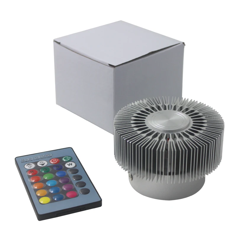 AC85 265V 3 Вт светодиодный настенный светильник алюминиевый высокомощный чип RGB свет