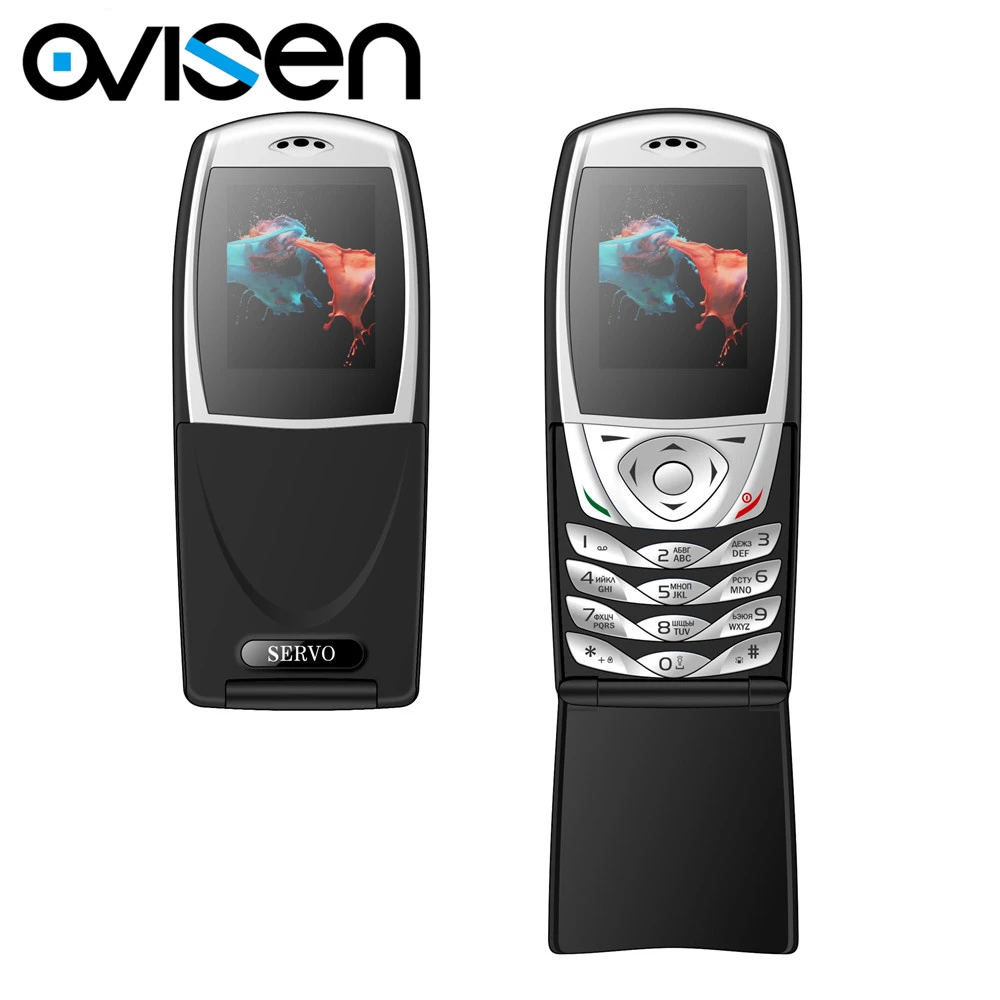 SERVO S06 Dual SIM Card Flip Phone 1.77inch Tiny Screen Quad Band GSM