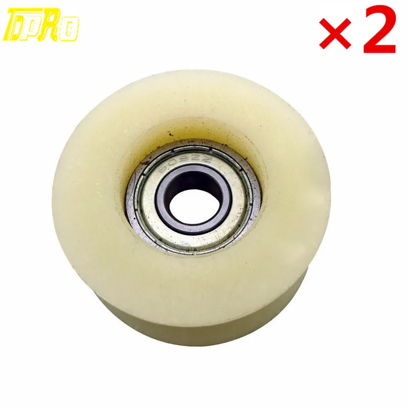 TDPRO 2PCS Idler Pulley Chain Tensioner Rollers For Motorized Bicycle