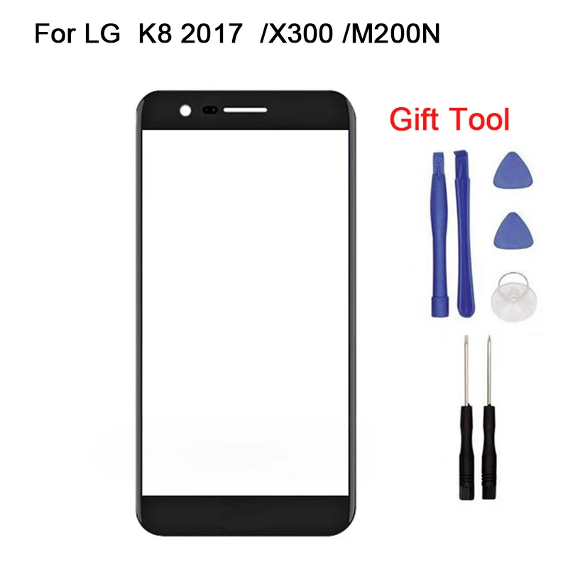 New Replacement LCD Front Touch Screen Panel Outer Glass Lens For LG K8
