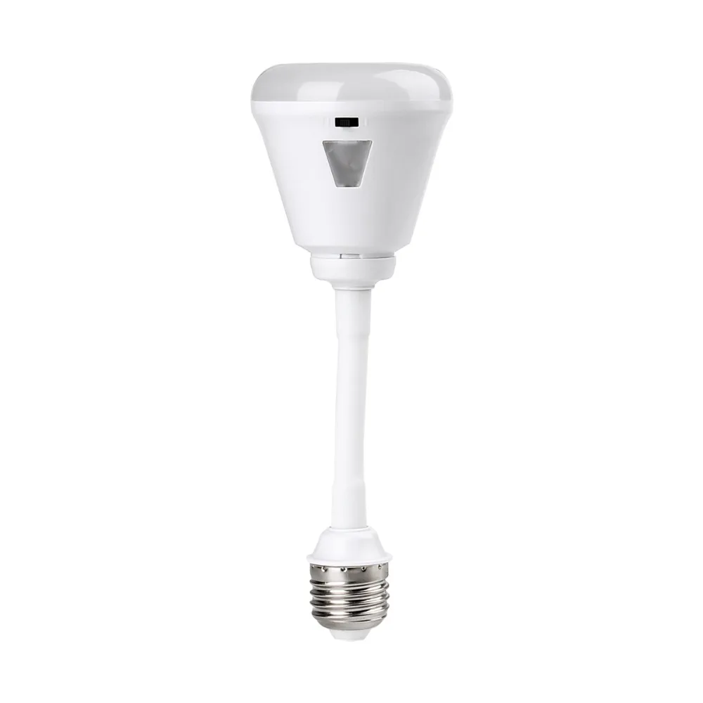 SuperNight 6W E27 LED Night Light 2 in 1 360 Degree Rotation PIR Motion Sensor Lamp Aisle Wardrobe Stairs Garage Decor Lamp Warm (6)