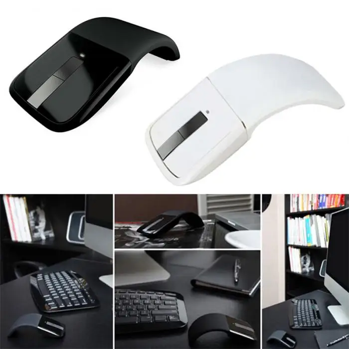 2.4GHz Folding Wireless Mouse With USB Receiver Bendable Optical Mice for Computer PC Laptop GY88