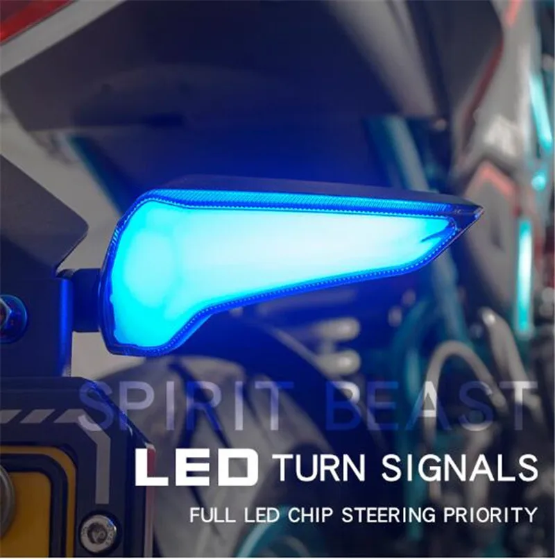 SPIRIT BEAST Motorcycle Modified Turn Signals Waterproof Turn Lights LED Direction font b Lamp b font